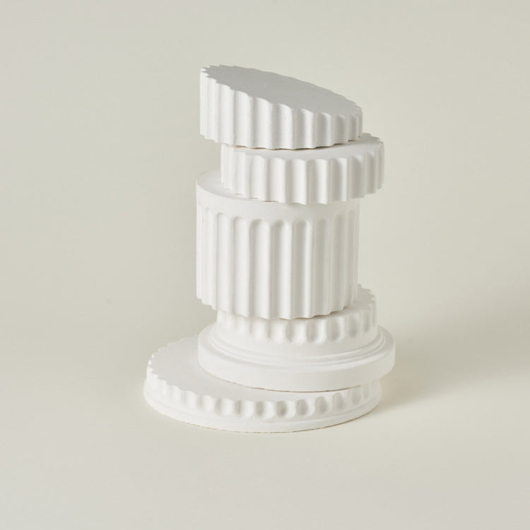 Exquisite Roman Column Plaster Photography Props Set of 5