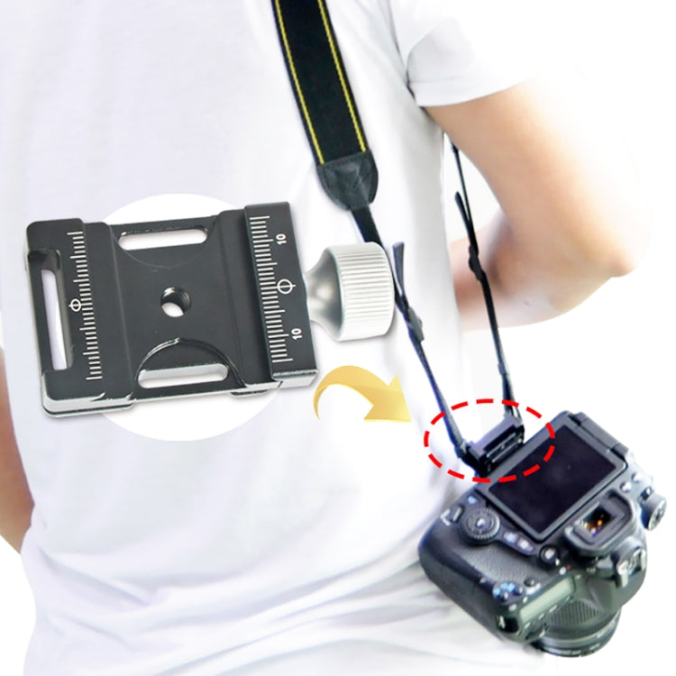 Shoulder Strap Clamp and Quick Release Plate Adapter