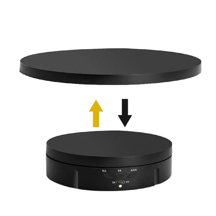 Rotating Jewelry Display Stand with Remote Control - Black Button