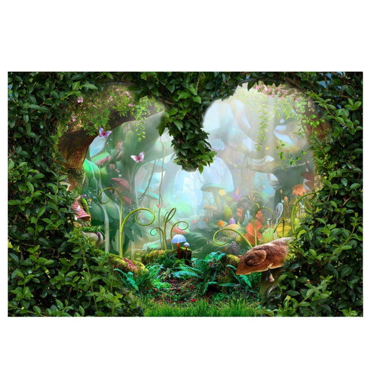 Enchanting Fantasy Forest Photography Background Cloth - Perfect for Kids' Parties!
