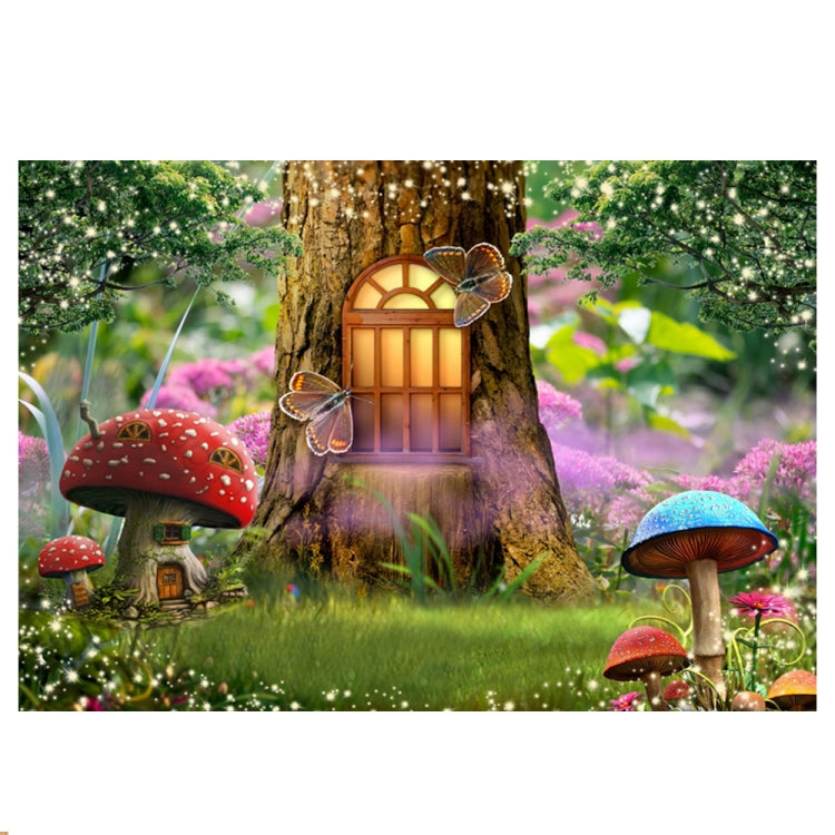 Fantasy Forest Photography Backdrop - 150 x 210cm Cartoon Kids Party Decoration (6360)
