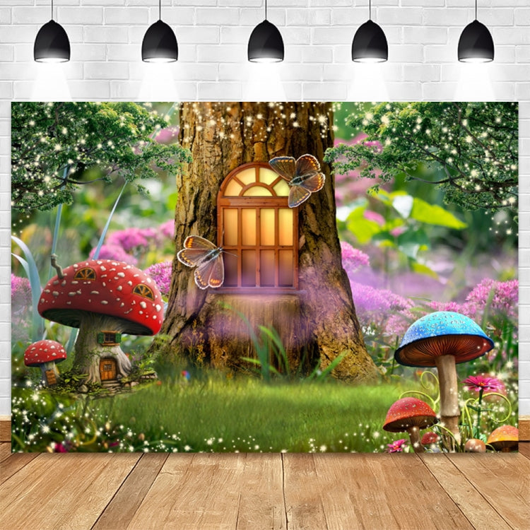 Fantasy Forest Photography Backdrop - 150 x 210cm Cartoon Kids Party Decoration (6360)