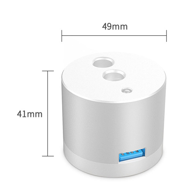 Apple Pencil 1 USB Charging Adapter with LED Indicator, Silver Aluminum Alloy Base