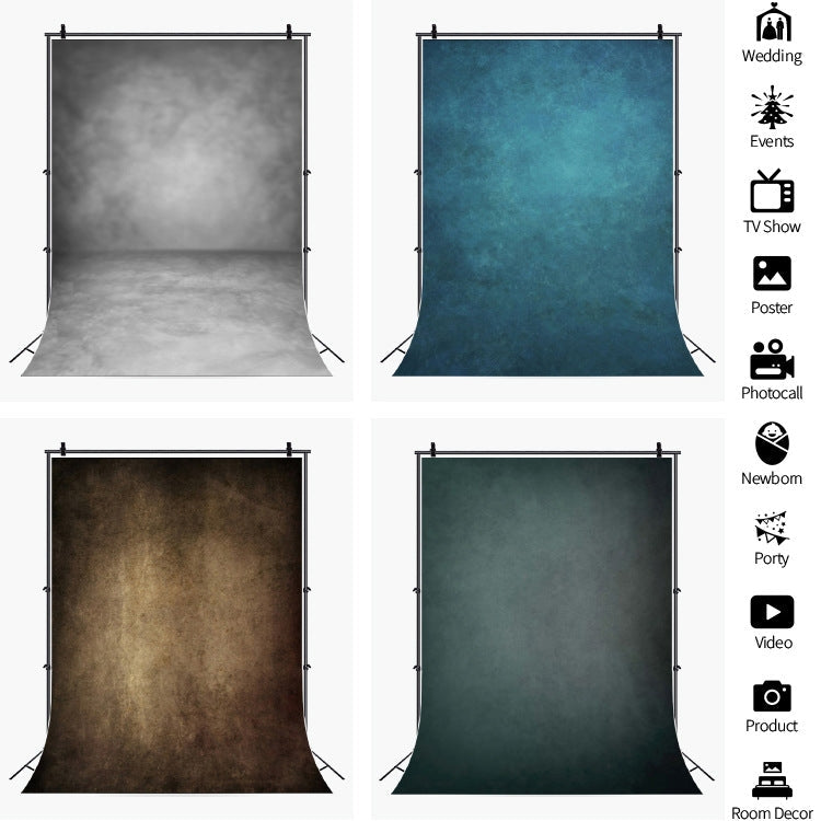 Gradient Solid Color Photography Background Cloth for Studio Props (80x120cm)