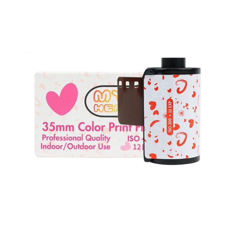 Vintage 35mm Color Print Film for 135 Format Camera - 1 Roll with 12 Sheets