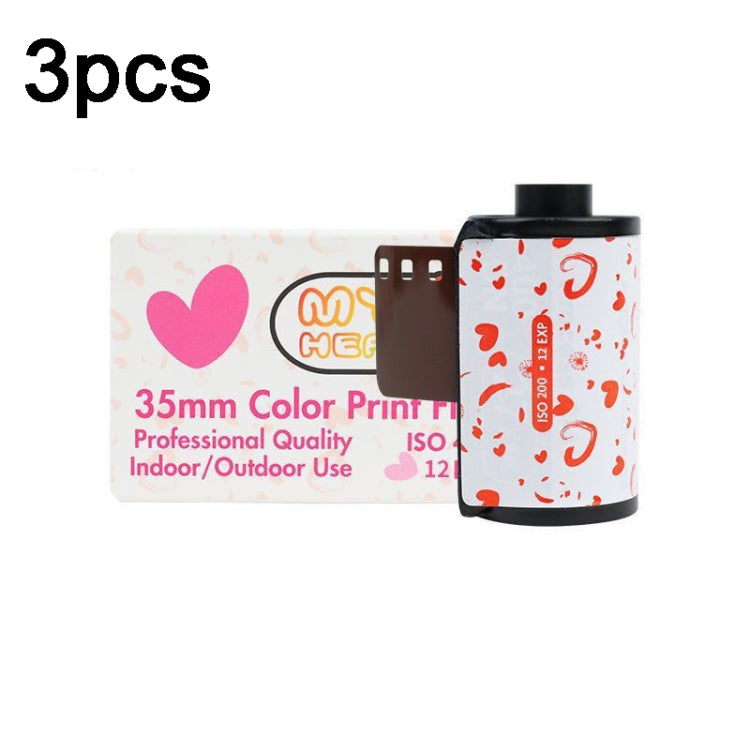 3 Rolls of 35mm Color Print Film for Vintage 135 Format Cameras