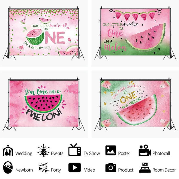 Cartoon Watermelon Birthday Party Photography Backdrop 80x120cm
