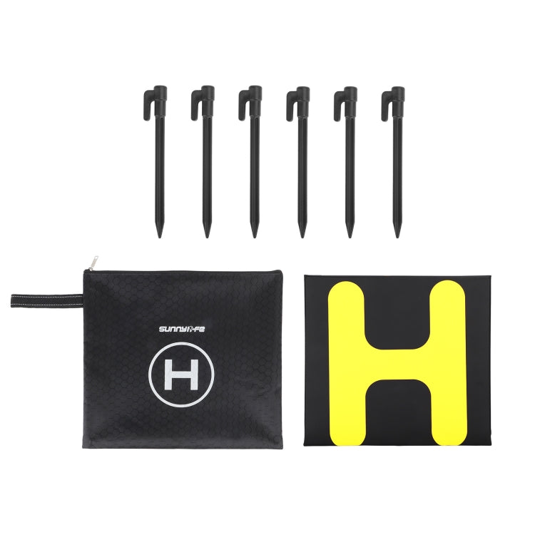 Sunnylife TJP11 80cm Hexagonal Double-sided Folding Drone Universal Apron with Ground Spikes