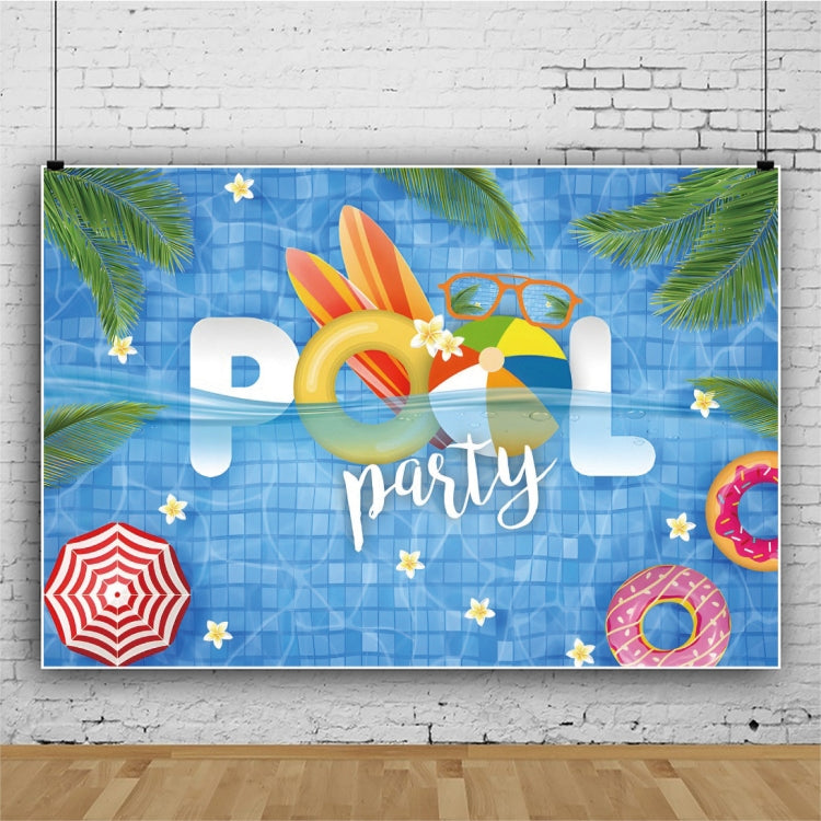 Summer Splash Pool Party Backdrop 80x120cm Swimming Ring Photography Background