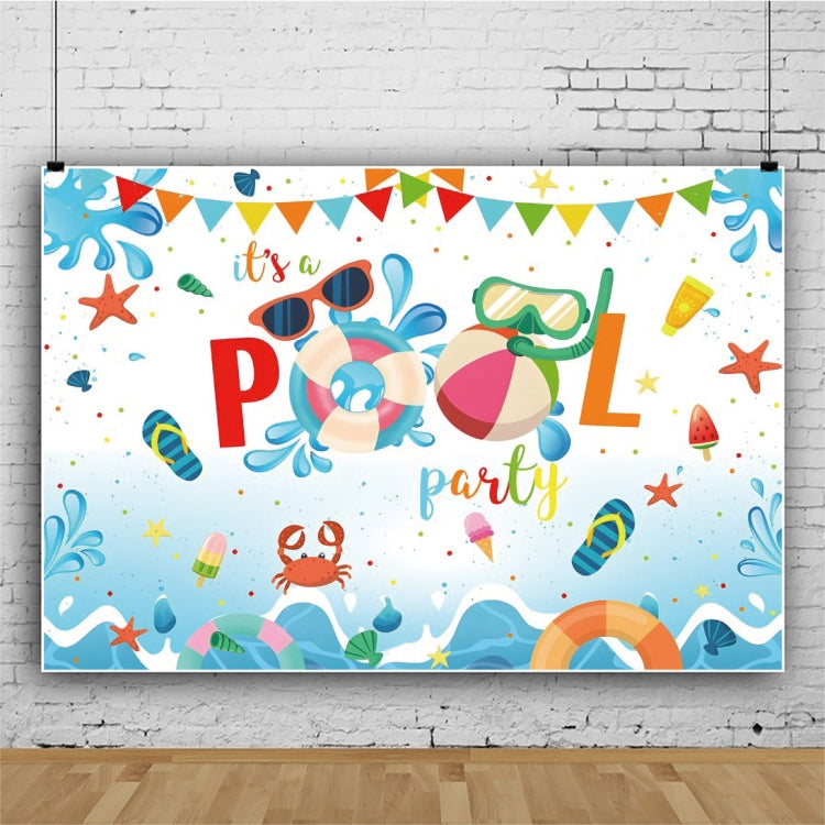 Summer Pool Party Photography Background Cloth - 80x120cm Swimming Ring Pattern (11418491)