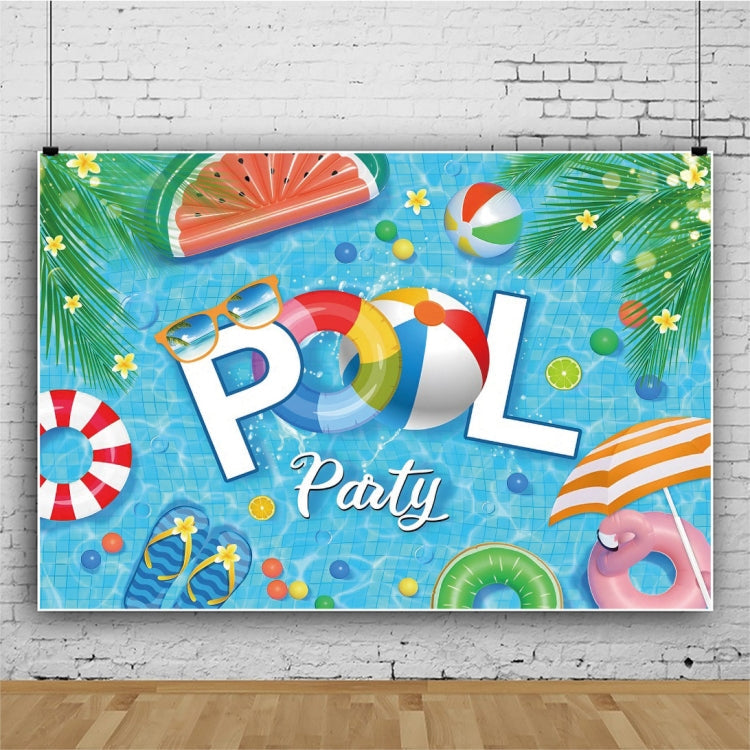 Swimming Ring Photography Background Cloth - Summer Pool Party Decoration