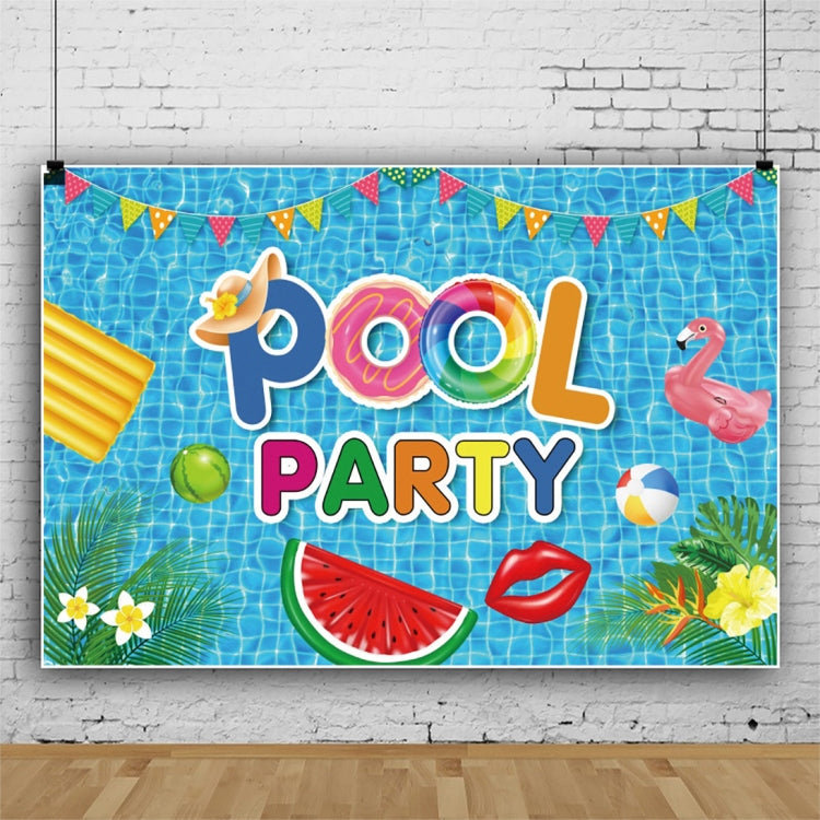 Summer Pool Party Photography Background Cloth - Swimming Ring Pattern (80x120cm)