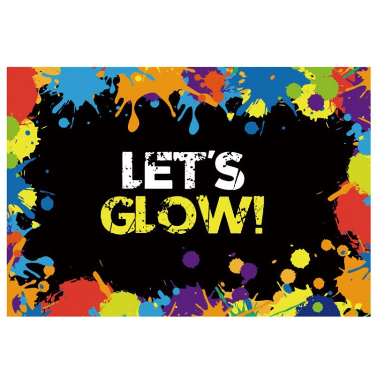 Colorful Graffiti Birthday Party Photography Background Cloth