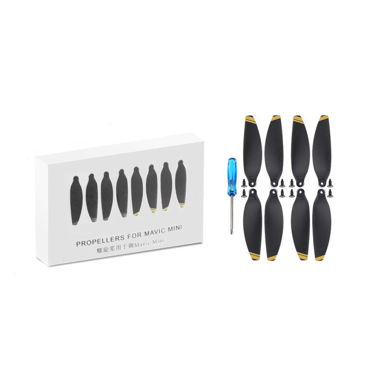 Upgraded DJI Mavic Mini Propeller Blades - 2 Pairs of Golden Edge Accessories