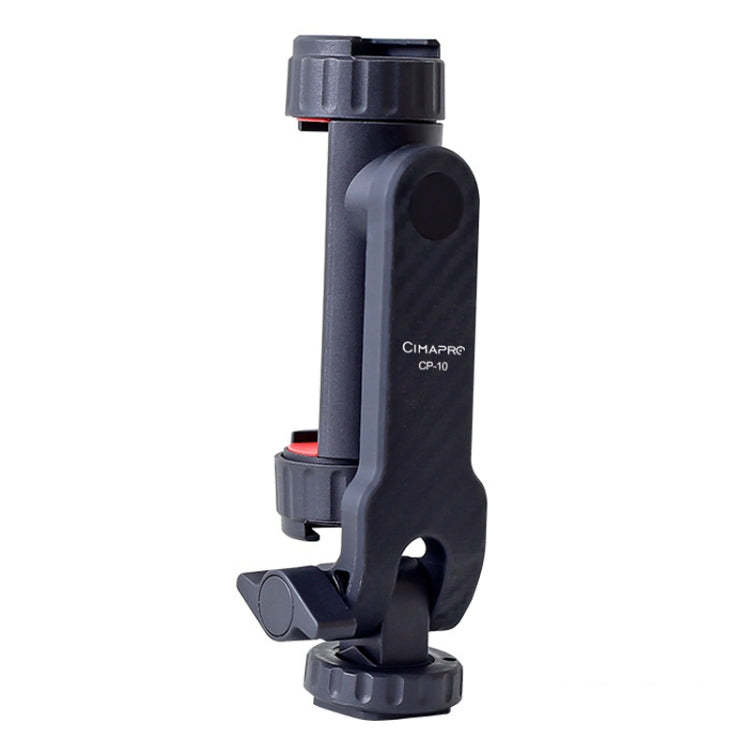 Cimapro Swivel Cold Boot Camera Phone Mount Bracket External Tripod(Black)