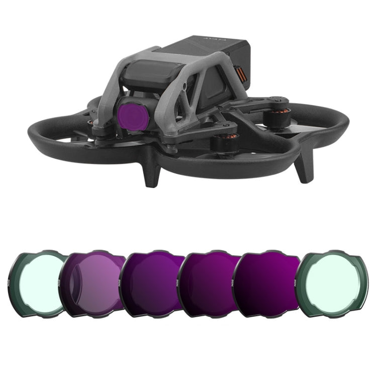 DJI Avata BRDRC 6-Piece Lens Filter Set: UV+CPL+ND8+ND16+ND32+ND64