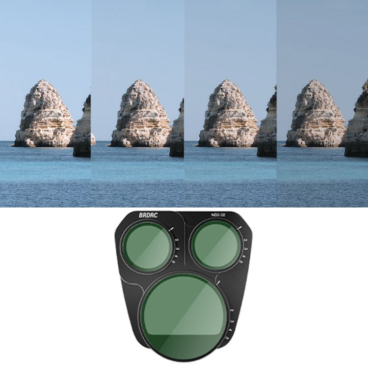 Adjustable VND2-5 Filter for DJI Mavic 3Pro: BRDRC Filter Accessories
