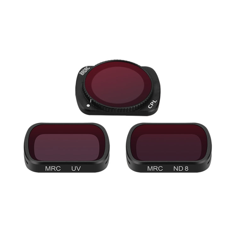 DJI Pocket 2 BRDRC Filters Set: UV+CPL+ND8 (3pcs)