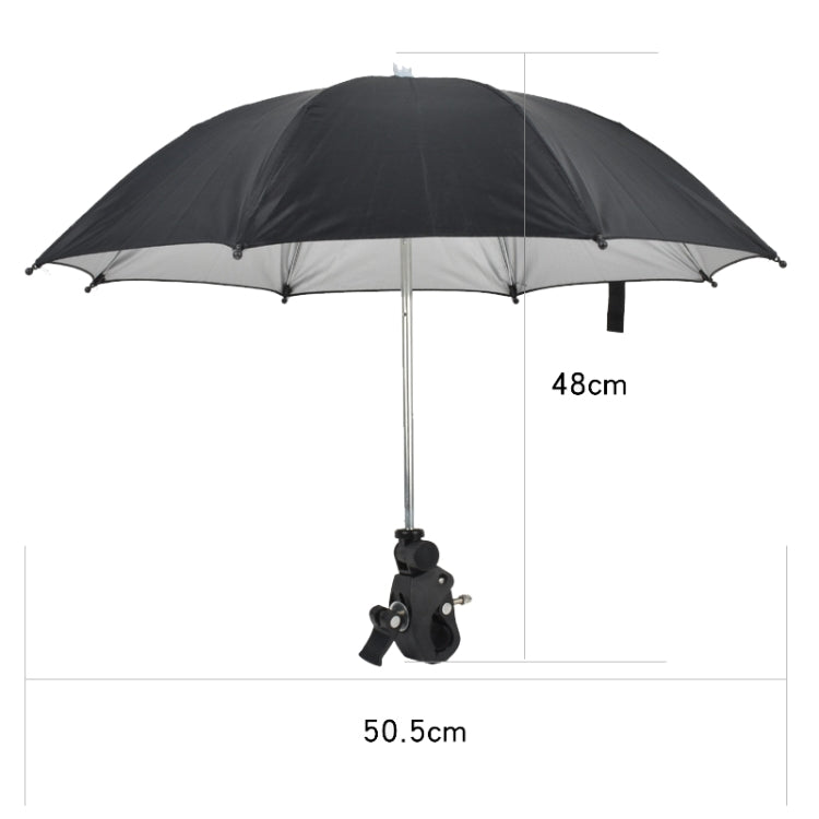 Adjustable 50cm Camera Sunshade Umbrella with Mobile Phone Clip