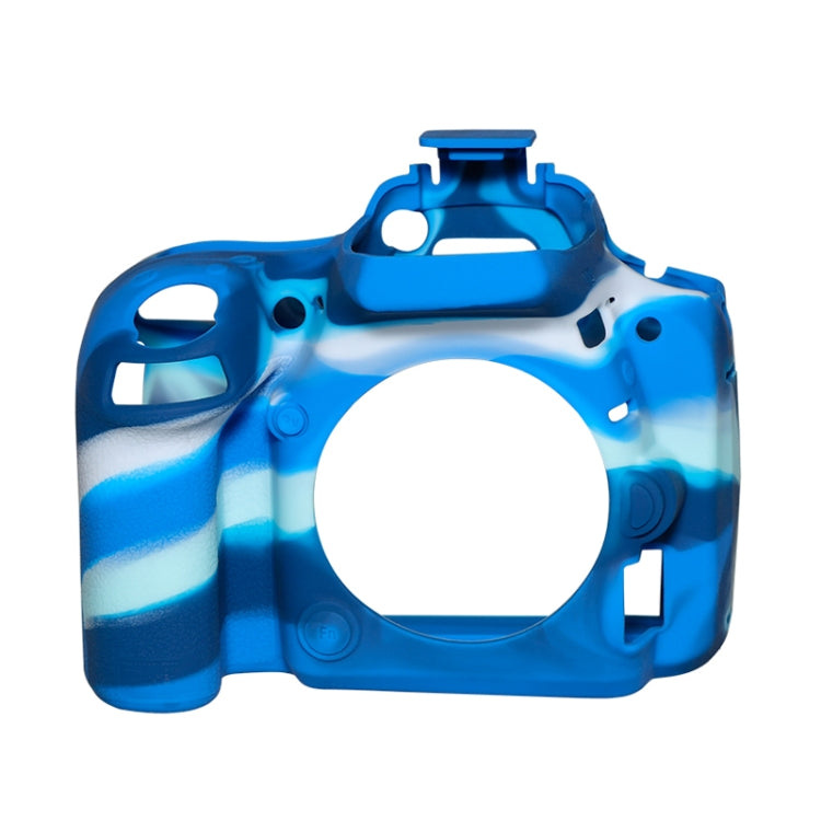 Nikon D750 Camera Silicone Protector Case - Ocean Camouflage
