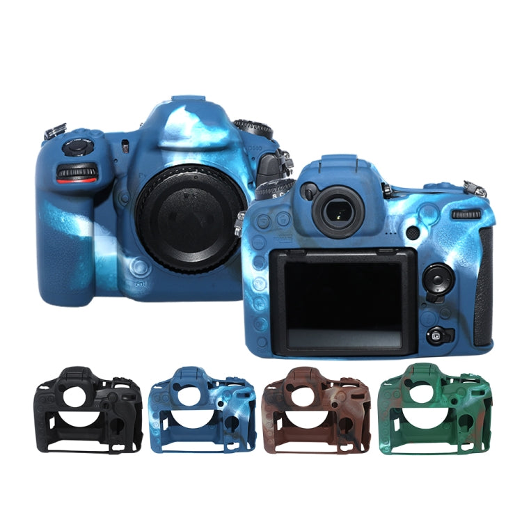 Nikon D500 Camera Silicone Protector Case - Ocean Camouflage