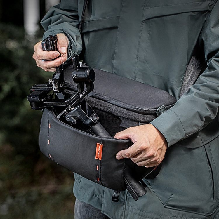 PGYTECH OneMo Stabilizer Drone Micro Camera Single Shoulder Storage Bag, 11L(Black)