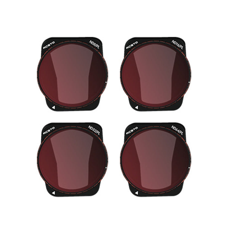 DJI Air 3 RCSTQ Multi-Layer Coating Waterproof Filter ND-PL8/16/32/64 4-in-1