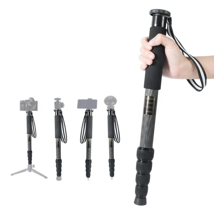 Versatile 5-Section Carbon Fiber Camera Monopod