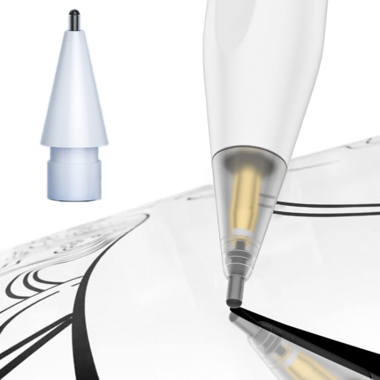 2B Nib for Apple Pencil 1/2 Generation with Elastic Damping and Silent Writing