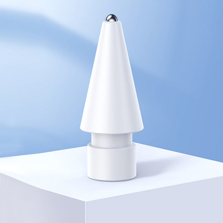 Modified Metal Wear-Resistant Paper-Like Needle Tube Nib for Apple Pencil 1/2 Generation, Color: 3.0 Round Head Silver