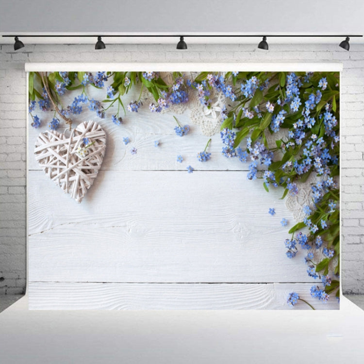 Wood Grain Flower Branch Props 3D Simulation Photography Background Cloth - Style: C-3363