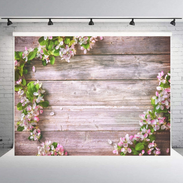 Wood Grain Flower Branch Props 3D Simulation Photography Background Cloth - C-3373