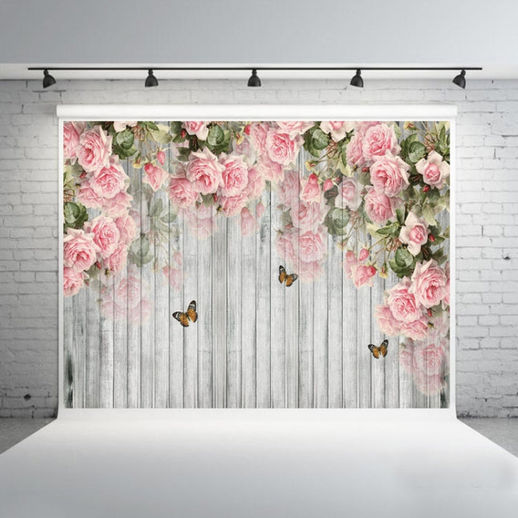Wood Grain Flower Branch Props 3D Simulation Photography Background Cloth - C-3938