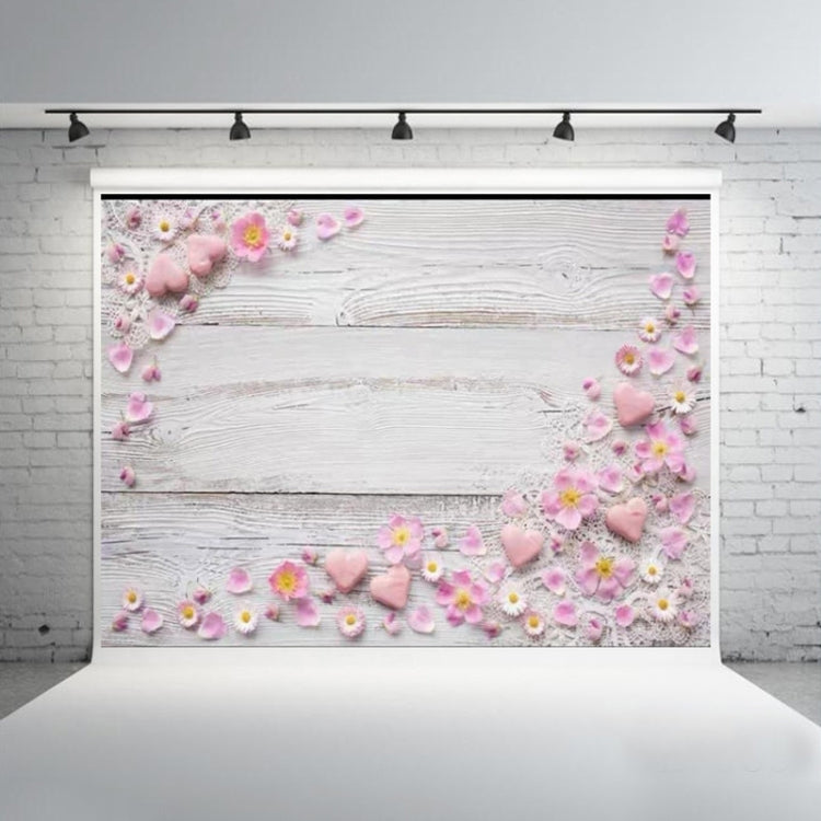 Wood Grain Flower Branch 3D Simulation Photography Background Cloth - Style: C-4032