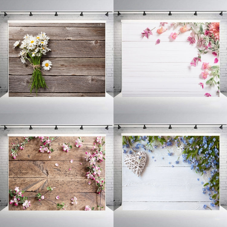 Wood Grain Flower Branch Props 3D Simulation Photography Background Cloth - Style C-3568