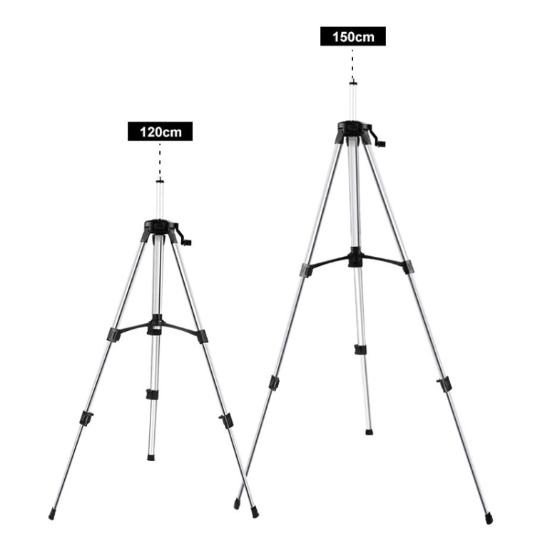 HILDA Retractable Tripod with Horizontal Leveling Bracket, 1.5m