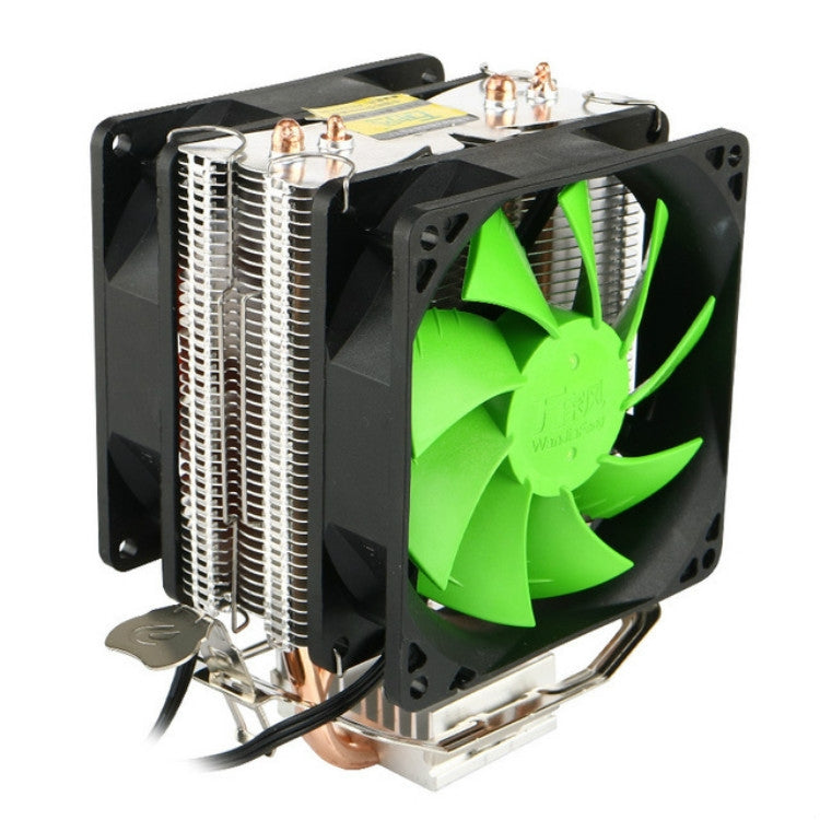 Wanjiafeng Kirin Dual Fan CPU Cooler with Dual Heat Pipe
