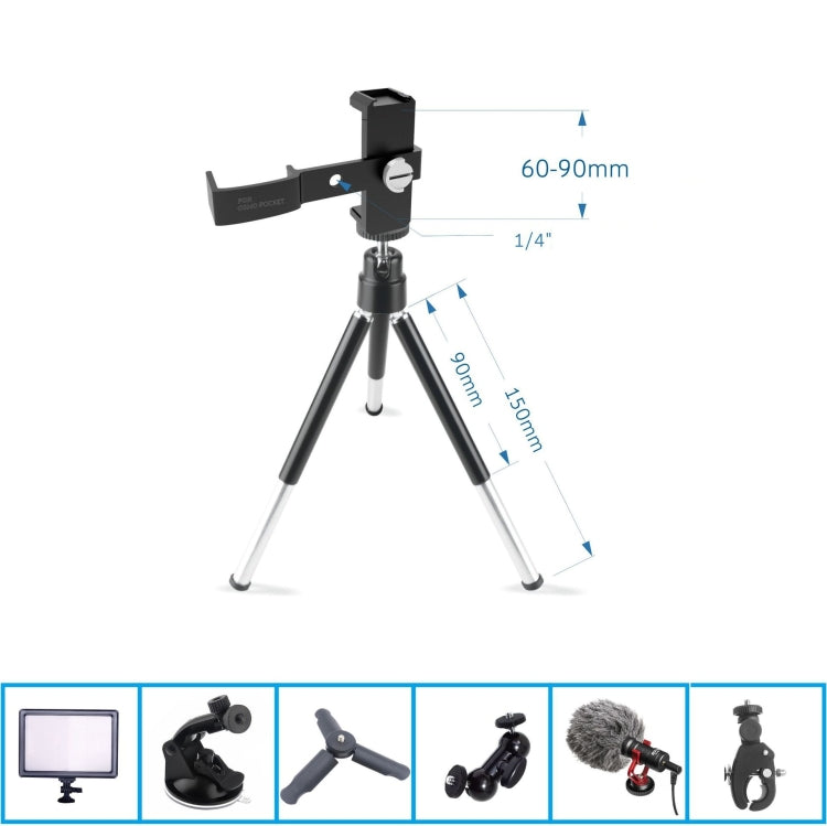 Aluminum Alloy Mount Tripod for DJI OSMO Pocket Camera