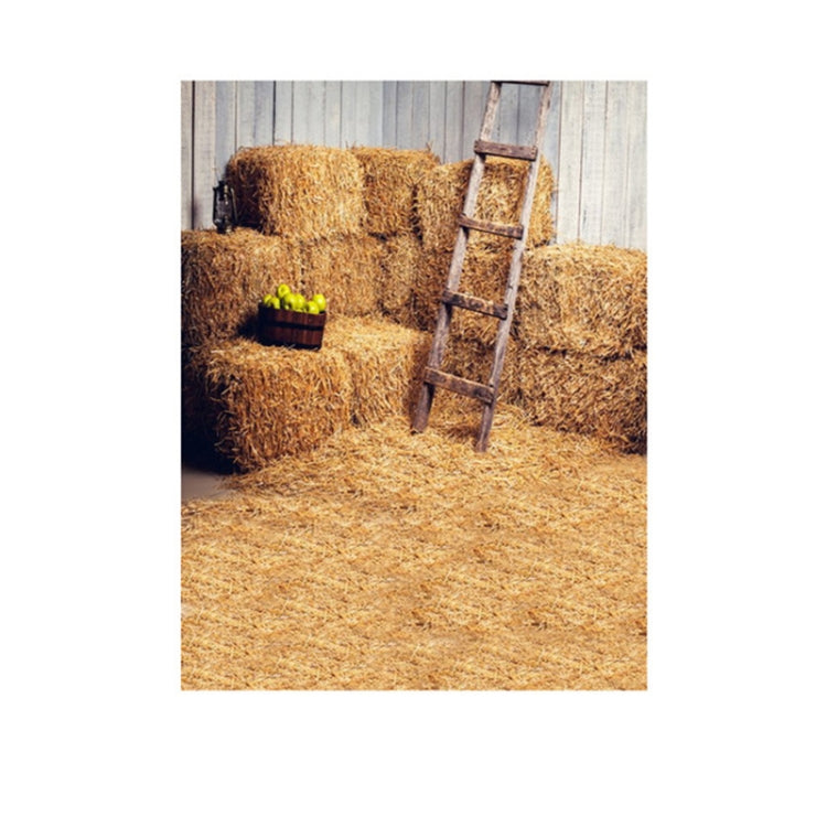 Straw Pile Wheat Field Newborn Photography Background Cloth - 1.5m x 2.1m