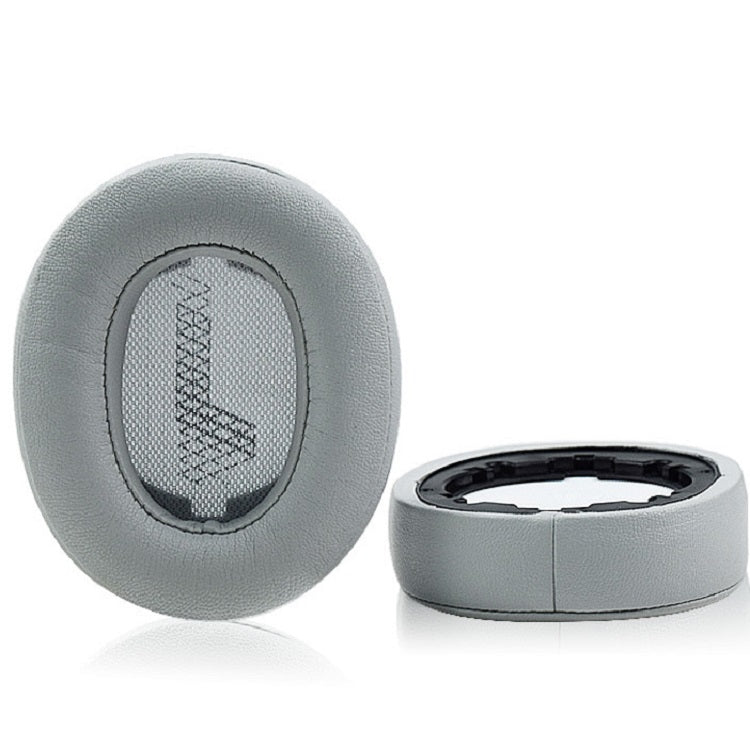 Gray White Sponge Sleeve Earmuffs for JBL Live 500BTNC Headphones (2 PCS)