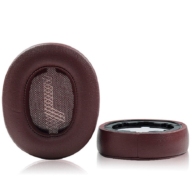 2 PCS Brick Red Sponge Sleeve Earmuffs for JBL Live 500BTNC Headphones