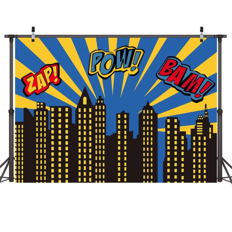 Children's Birthday Party Cartoon Photography Background Cloth - 2.1m x 1.5m