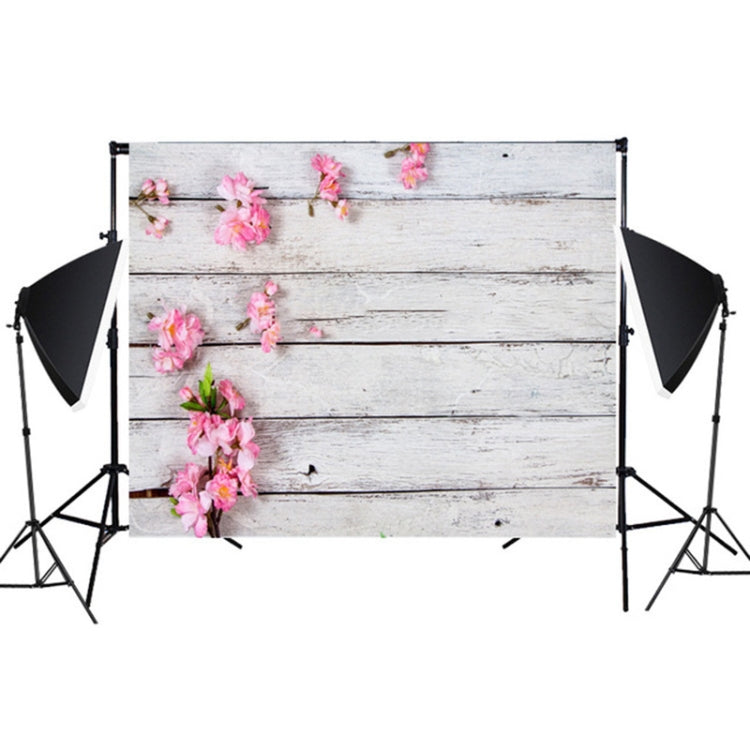 Wood Grain 3D Flower Branch Photography Background Cloth (1.25m x 0.8m)