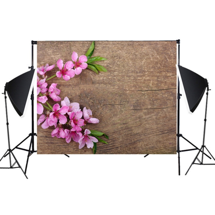 Wood Grain 3D Simulation Flower Branch Photography Background Cloth - 1.25m x 0.8m (MB20)