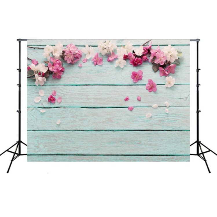 Wood Grain 3D Simulation Flower Branch Photography Background Cloth (1.25m x 0.8m, MB27)