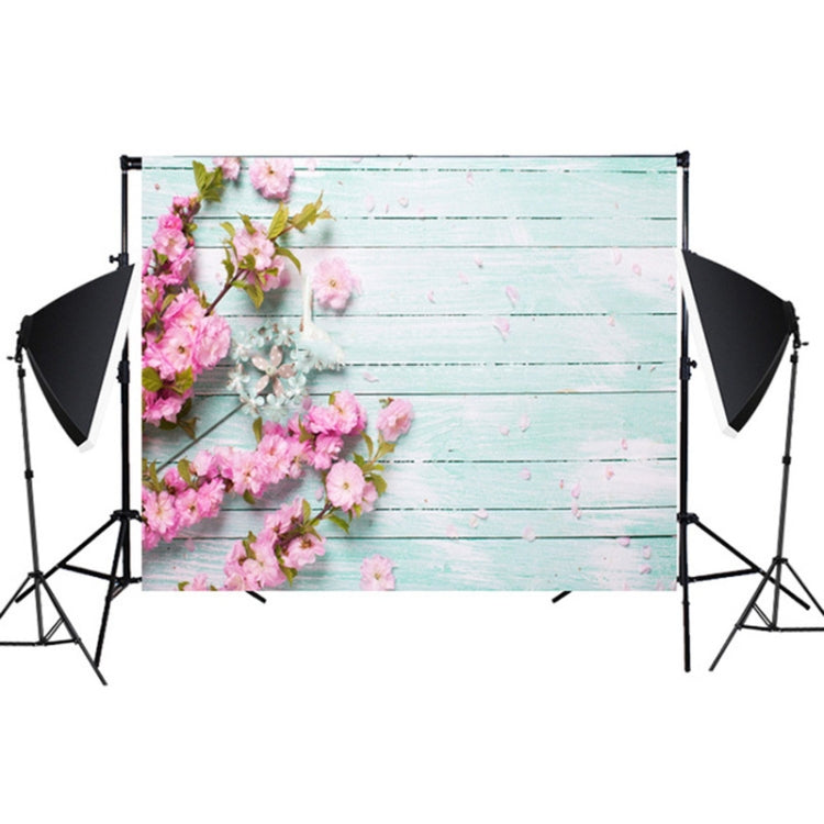Wood Grain 3D Simulation Flower Branch Photography Background Cloth - 1.25m x 0.8m (MB29)