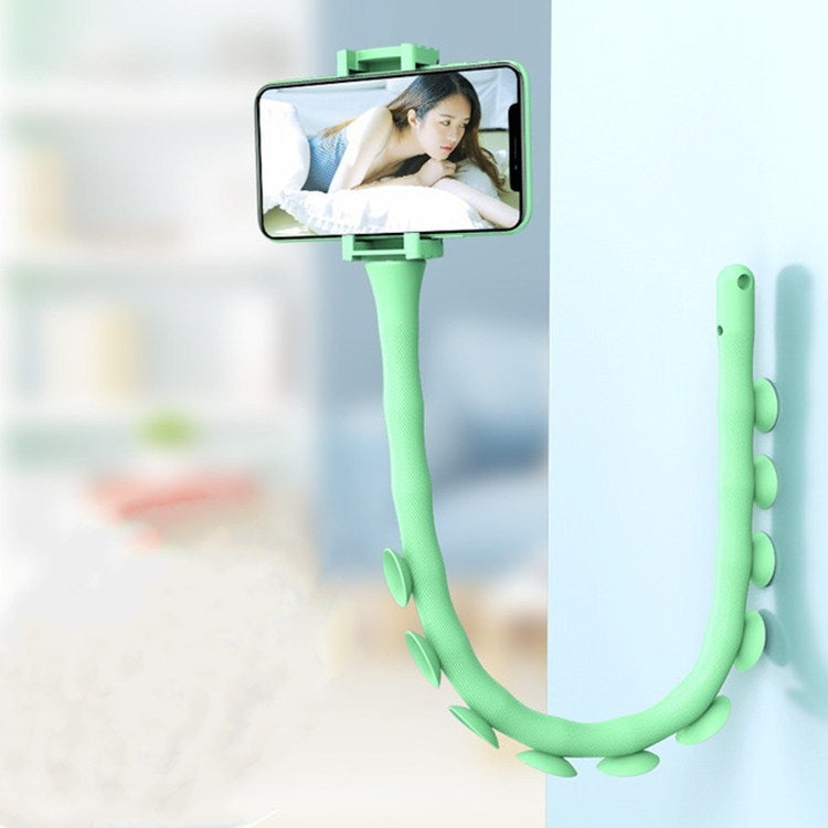 Green Caterpillar Lazy Bracket Octopus Multifunctional Silicone Suction Cup Bracket