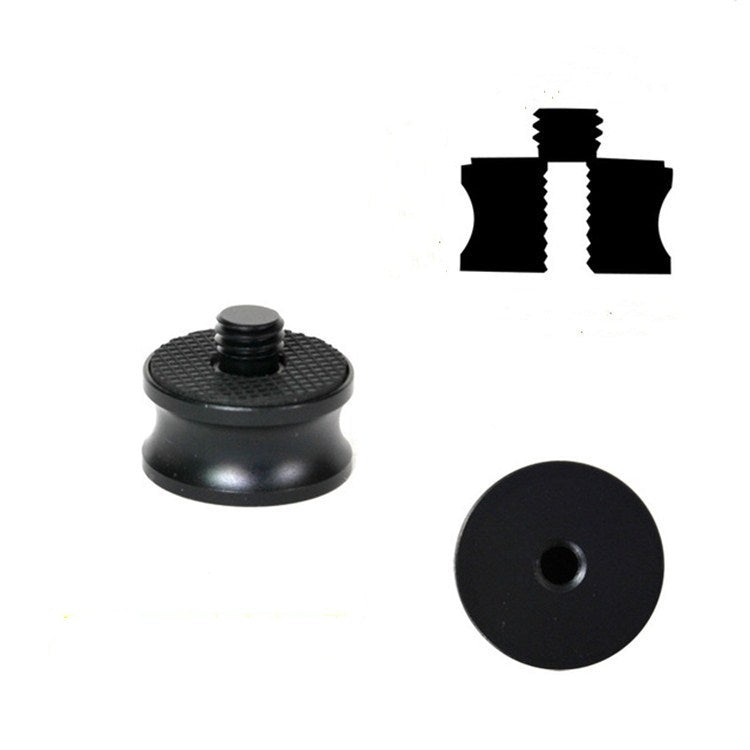 3-Piece 1/4 inch Female to 3/8 inch Male Screw Aluminum Alloy Adapter Set