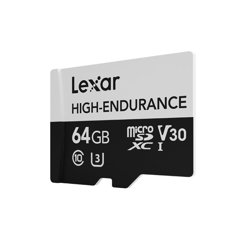 High-Performance Lexar 64GB MicroSDHC Memory Card for Driving Recorder and Security Monitoring