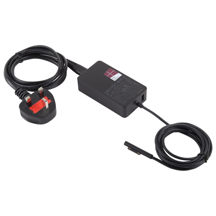 44W 15V 2.58A AC Adapter Power Supply for Microsoft Surface Pro 5 1796 / 1769 with UK Plug